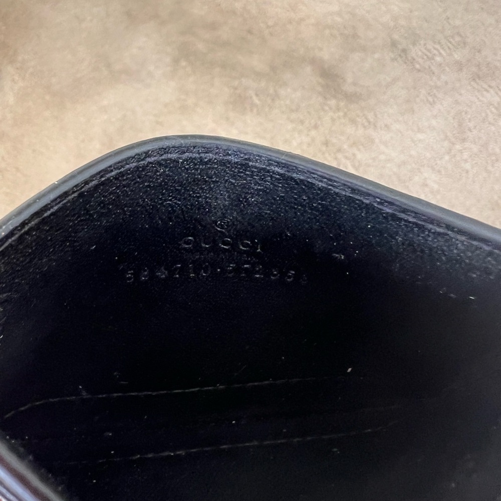 Authentic GUCCI Card Case Black - image 5